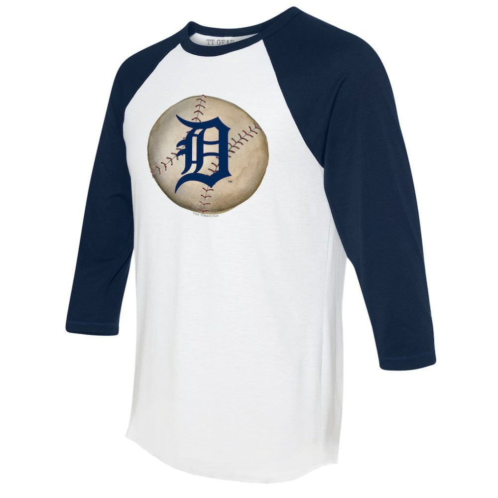 Detroit Tigers Tiny Turnip Unisex Stitched Baseball 3/4-Sleeve Raglan T-Shirt discount