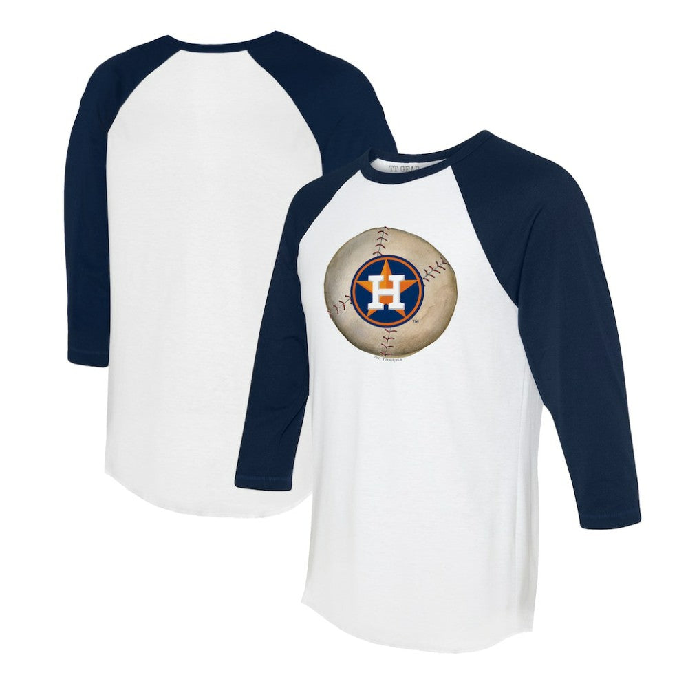 Houston Astros Tiny Turnip Unisex Stitched Baseball 3/4-Sleeve Raglan T-Shirt Sale
