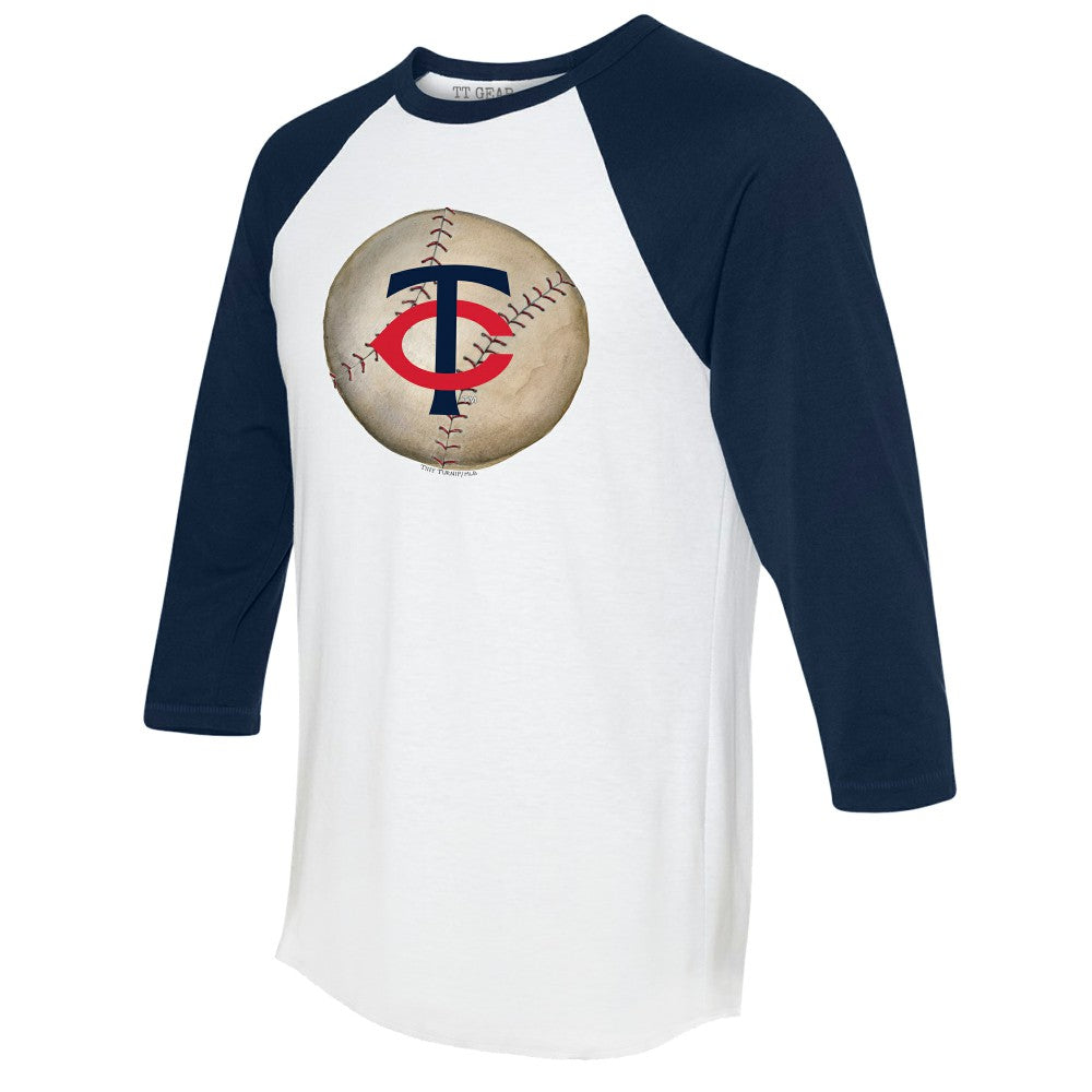 Minnesota Twins Tiny Turnip Unisex Stitched Baseball 3/4-Sleeve Raglan T-Shirt Near Me