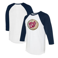 Washington Nationals Tiny Turnip Unisex Stitched Baseball 3/4-Sleeve Raglan T-Shirt discount