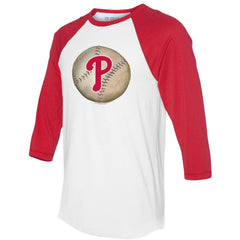 Philadelphia Phillies Tiny Turnip Unisex Stitched Baseball 3/4-Sleeve Raglan T-Shirt On Sale