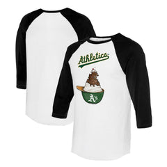 Athletics Tiny Turnip Unisex Sundae Helmet 3/4-Sleeve Raglan T-Shirt Sale