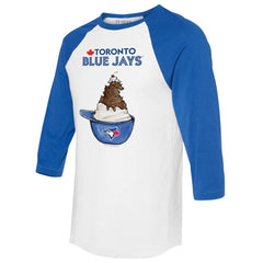 Toronto Blue Jays Tiny Turnip Unisex Sundae Helmet 3/4-Sleeve Raglan T-Shirt Near Me