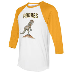 San Diego Padres Tiny Turnip Unisex TT Rex 3/4-Sleeve Raglan T-Shirt Online