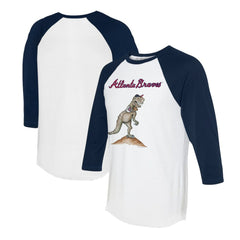Atlanta Braves Tiny Turnip Unisex TT Rex 3/4-Sleeve Raglan T-Shirt Online