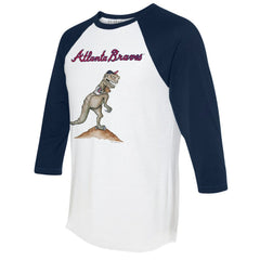 Atlanta Braves Tiny Turnip Unisex TT Rex 3/4-Sleeve Raglan T-Shirt Online