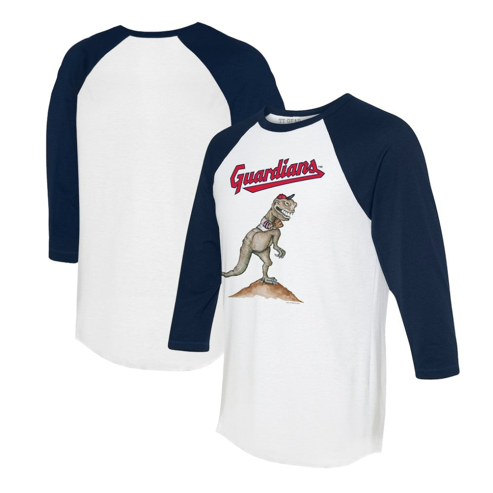 Cleveland Guardians Tiny Turnip Unisex TT Rex 3/4-Sleeve Raglan T-Shirt for sale