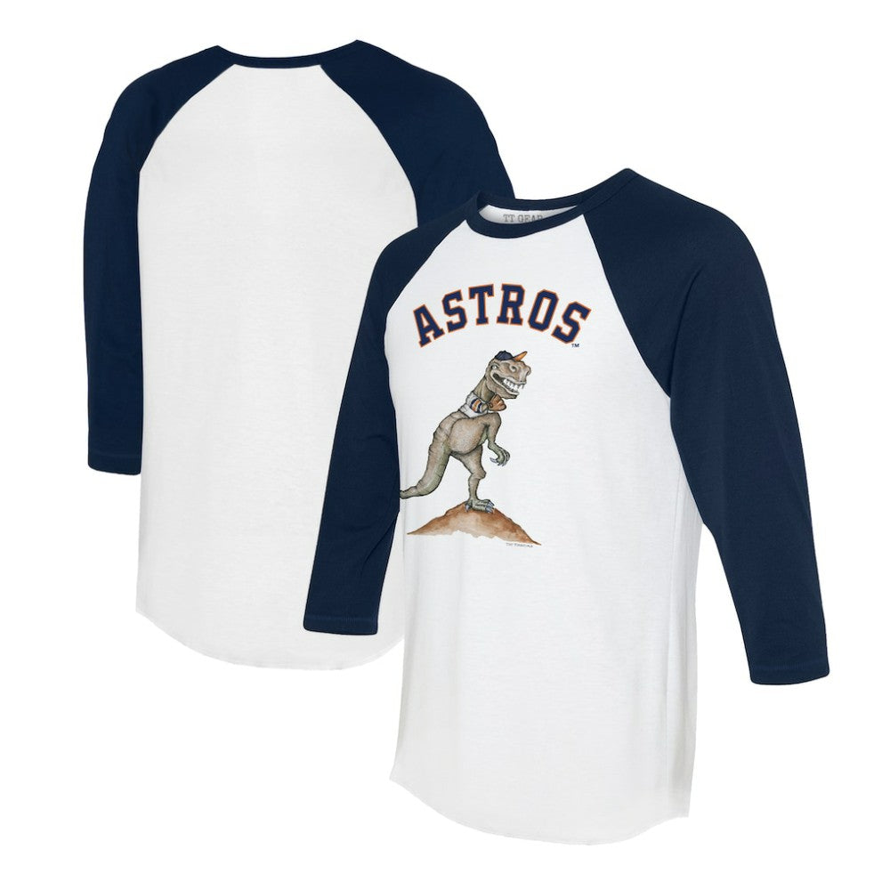 Houston Astros Tiny Turnip Unisex TT Rex 3/4-Sleeve Raglan T-Shirt Near Me