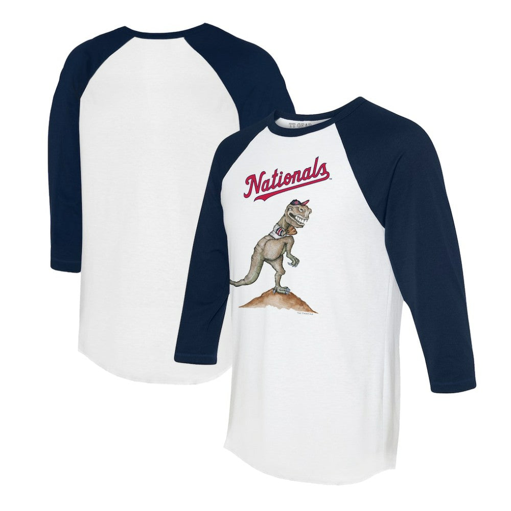 Washington Nationals Tiny Turnip Unisex TT Rex 3/4-Sleeve Raglan T-Shirt Near Me