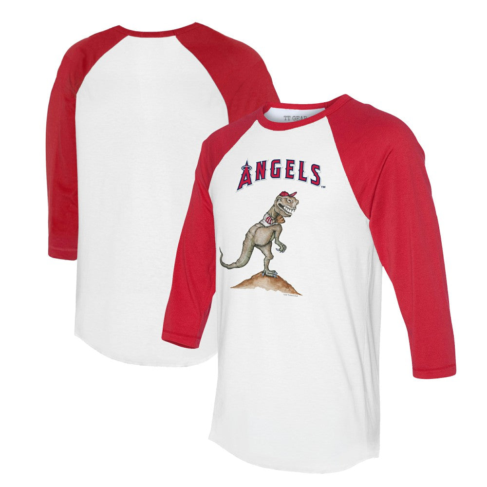 Los Angeles Angels Tiny Turnip Unisex TT Rex 3/4-Sleeve Raglan T-Shirt On Sale