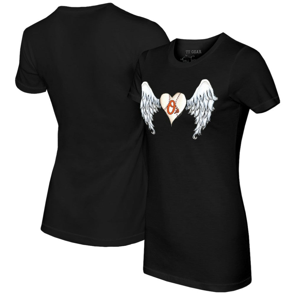 Baltimore Orioles Tiny Turnip Women's Angel Wings T-Shirt Near Me