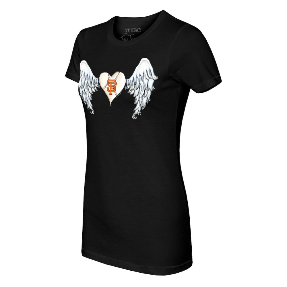 San Francisco Giants Tiny Turnip Women's Angel Wings T-Shirt Sale
