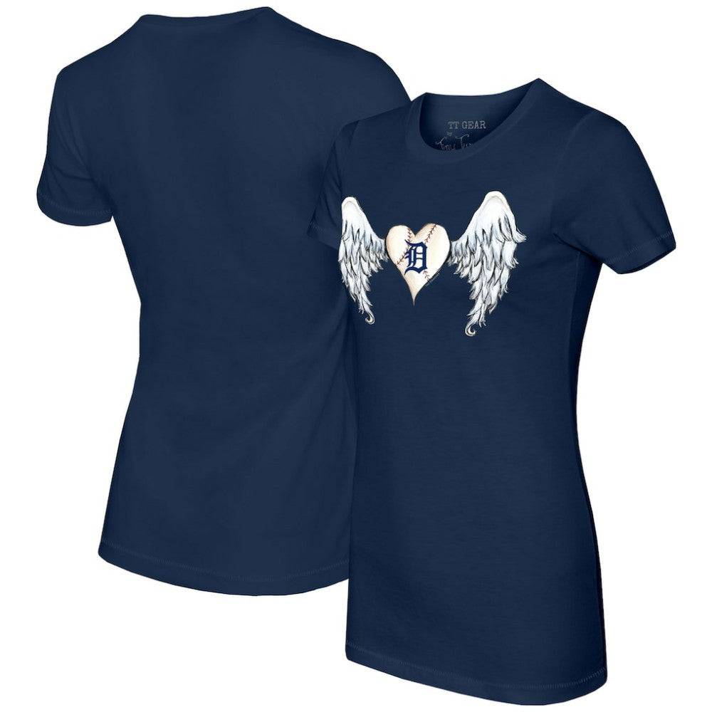 Detroit Tigers Tiny Turnip Women's Angel Wings T-Shirt Clearance