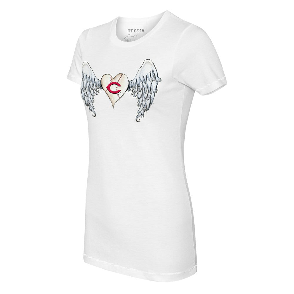 Cincinnati Reds Tiny Turnip Women's Angel Wings T-Shirt Online