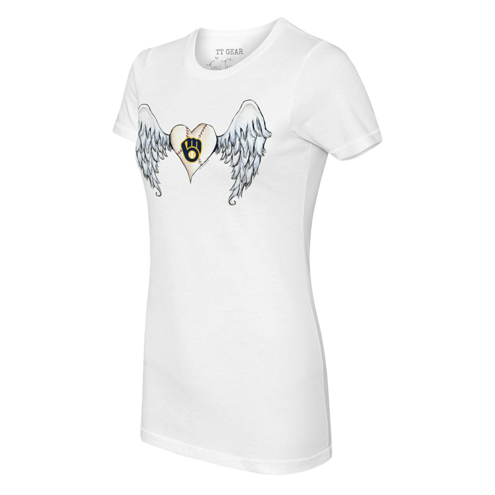 Milwaukee Brewers Tiny Turnip Women's Angel Wings T-Shirt discount