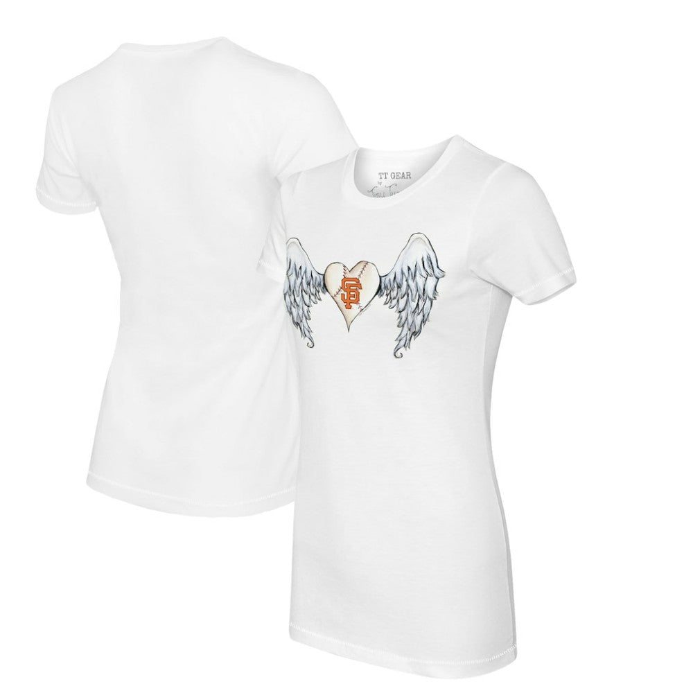 San Francisco Giants Tiny Turnip Women's Angel Wings T-Shirt Online