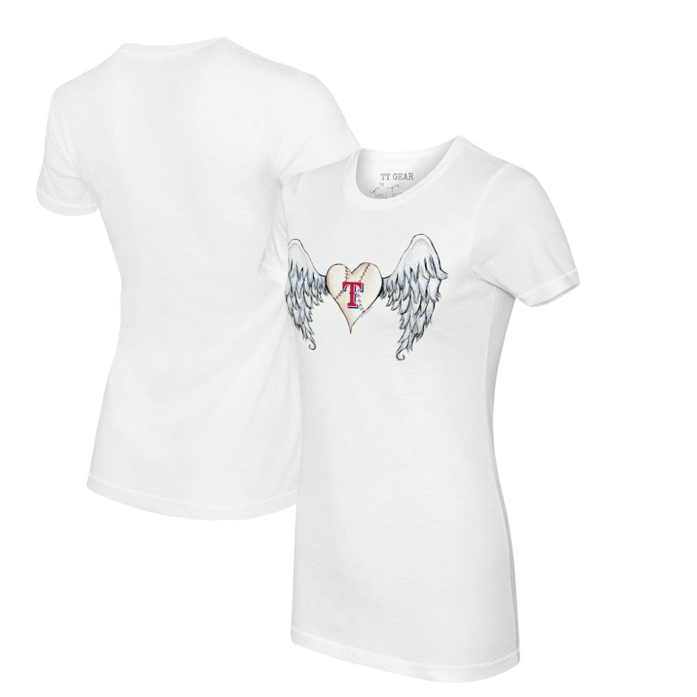 Texas Rangers Tiny Turnip Women's Angel Wings T-Shirt Lifestyle