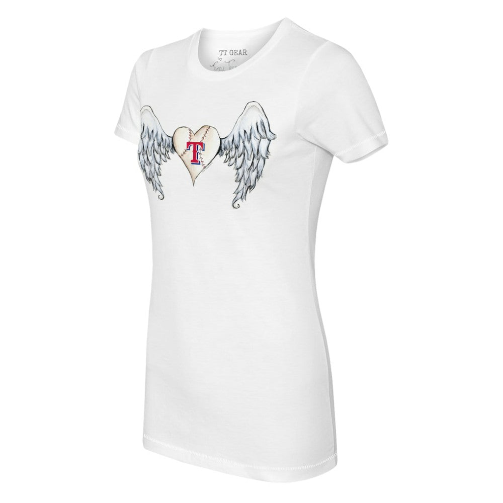 Texas Rangers Tiny Turnip Women's Angel Wings T-Shirt Lifestyle