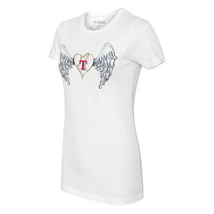 Texas Rangers Tiny Turnip Women's Angel Wings T-Shirt Lifestyle