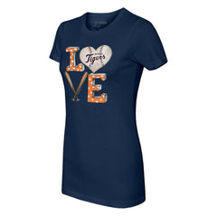 Detroit Tigers Tiny Turnip Women's Baseball Love T-Shirt Lifestyle