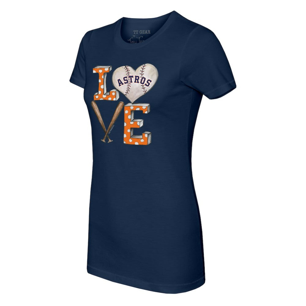 Houston Astros Tiny Turnip Women's Baseball Love T-Shirt Sale
