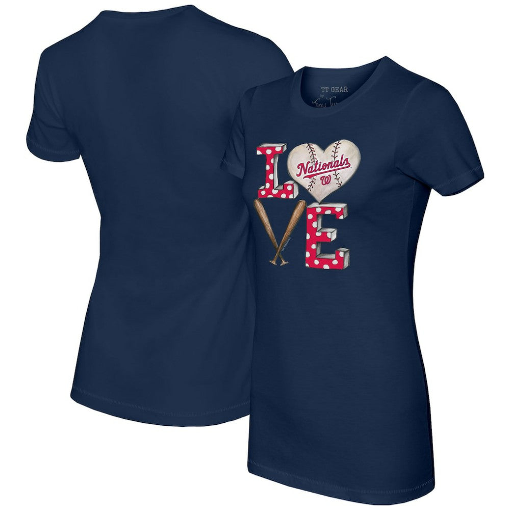 Washington Nationals Tiny Turnip Women's Baseball Love T-Shirt Near Me