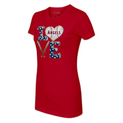 Los Angeles Angels Tiny Turnip Women's Baseball Love T-Shirt for sale