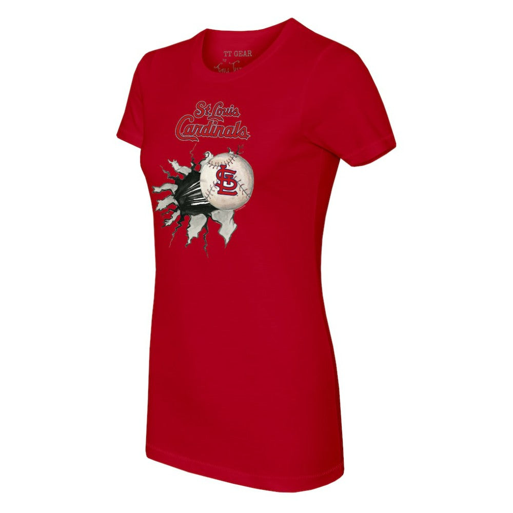 St. Louis Cardinals Tiny Turnip Women's Baseball Tear T-Shirt for sale