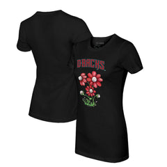 Arizona Diamondbacks Tiny Turnip Women's Blooming Baseballs T-Shirt Lifestyle