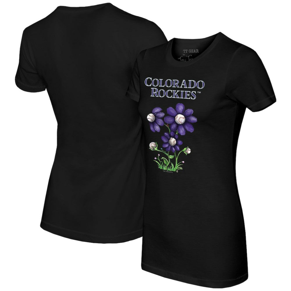 Colorado Rockies Tiny Turnip Women's Blooming Baseballs T-Shirt Online