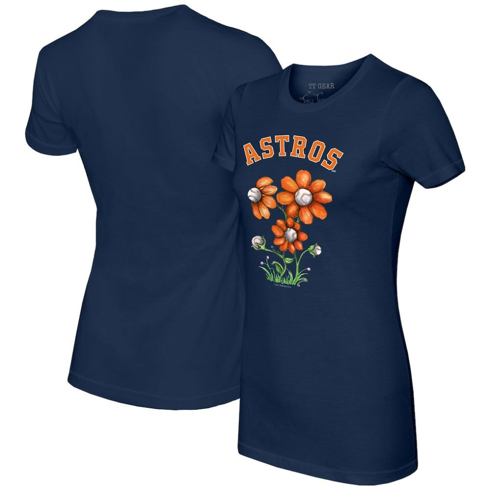 Houston Astros Tiny Turnip Women's Blooming Baseballs T-Shirt Online