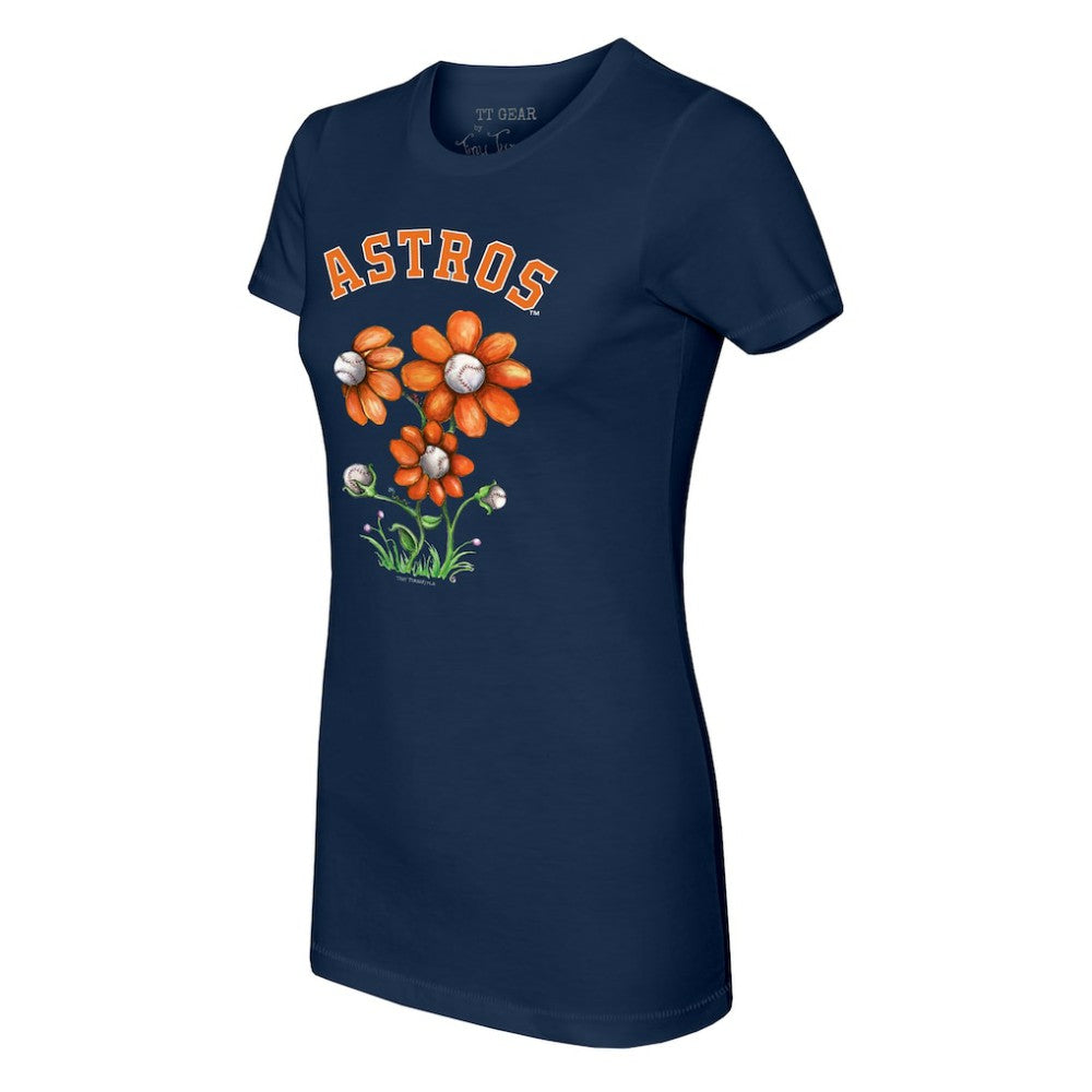 Houston Astros Tiny Turnip Women's Blooming Baseballs T-Shirt Online