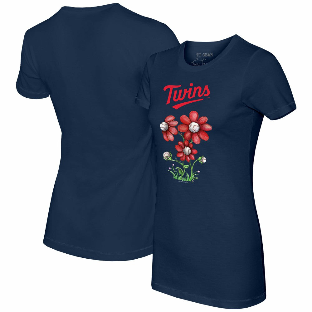 Minnesota Twins Tiny Turnip Women's Blooming Baseballs T-Shirt for sale
