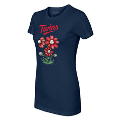 Minnesota Twins Tiny Turnip Women's Blooming Baseballs T-Shirt for sale