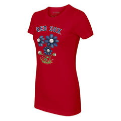 Boston Red Sox Tiny Turnip Women's Blooming Baseballs T-Shirt Sale
