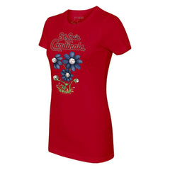 St. Louis Cardinals Tiny Turnip Women's Blooming Baseballs T-Shirt for sale