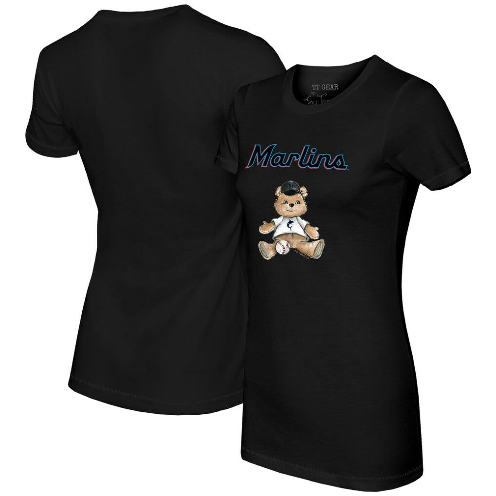 Miami Marlins Tiny Turnip Women's Teddy Boy T-Shirt Sale