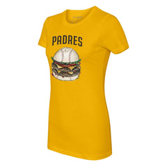 San Diego Padres Tiny Turnip Women's Burger T-Shirt discount