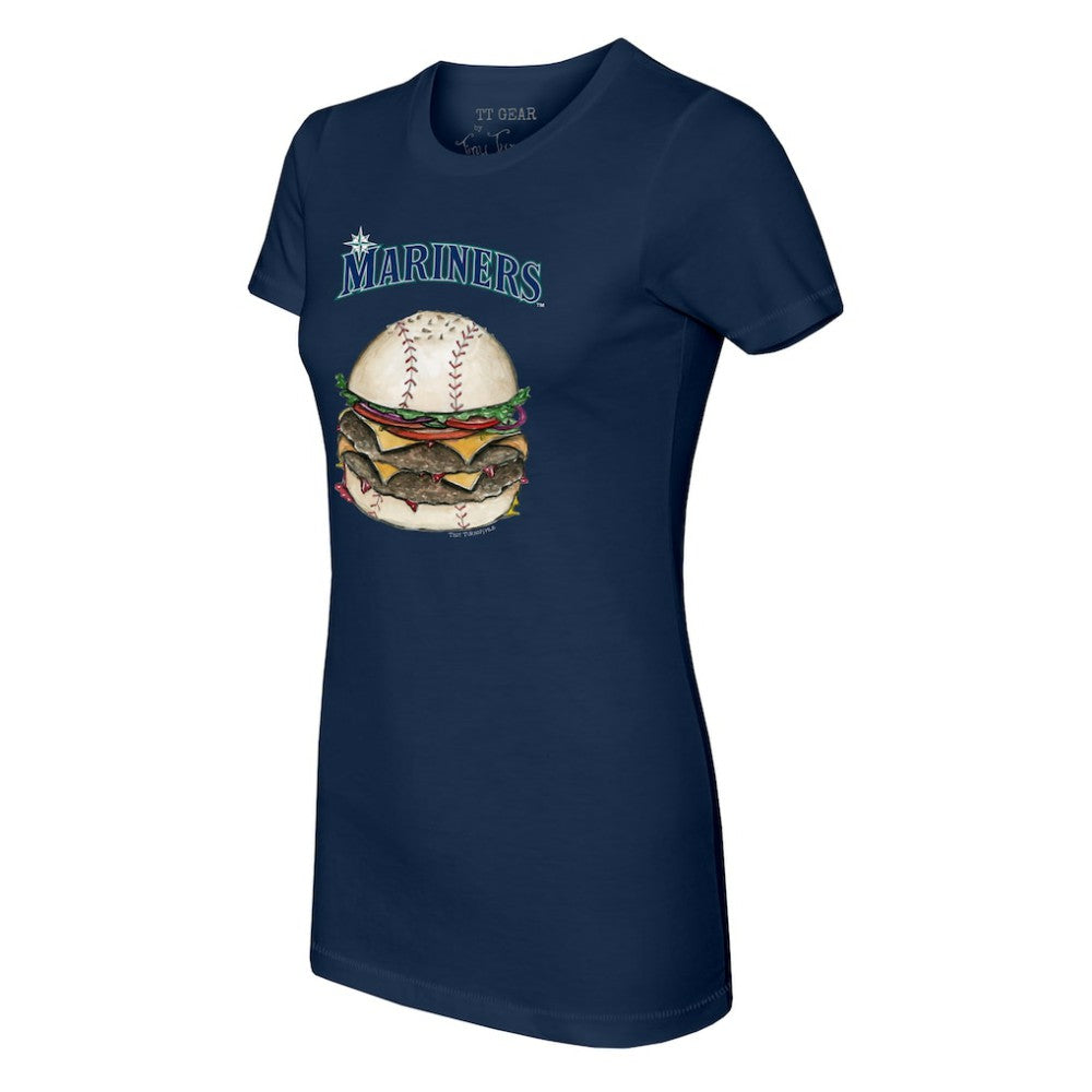 Seattle Mariners Tiny Turnip Women's Burger T-Shirt On Sale