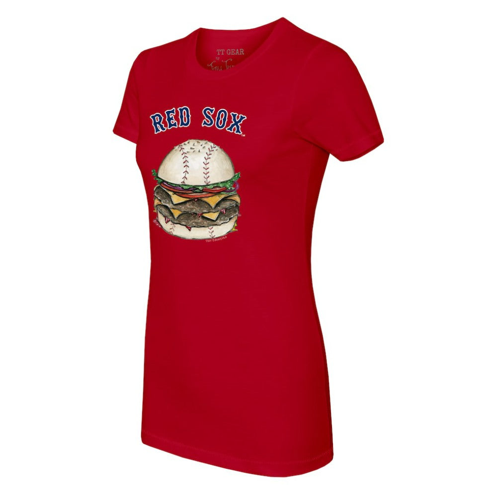 Boston Red Sox Tiny Turnip Women's Burger T-Shirt Lifestyle