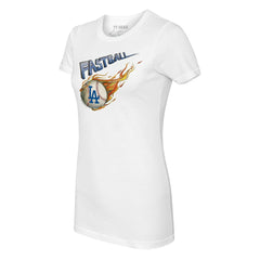 Los Angeles Dodgers Tiny Turnip Women's Fastball T-Shirt Lifestyle