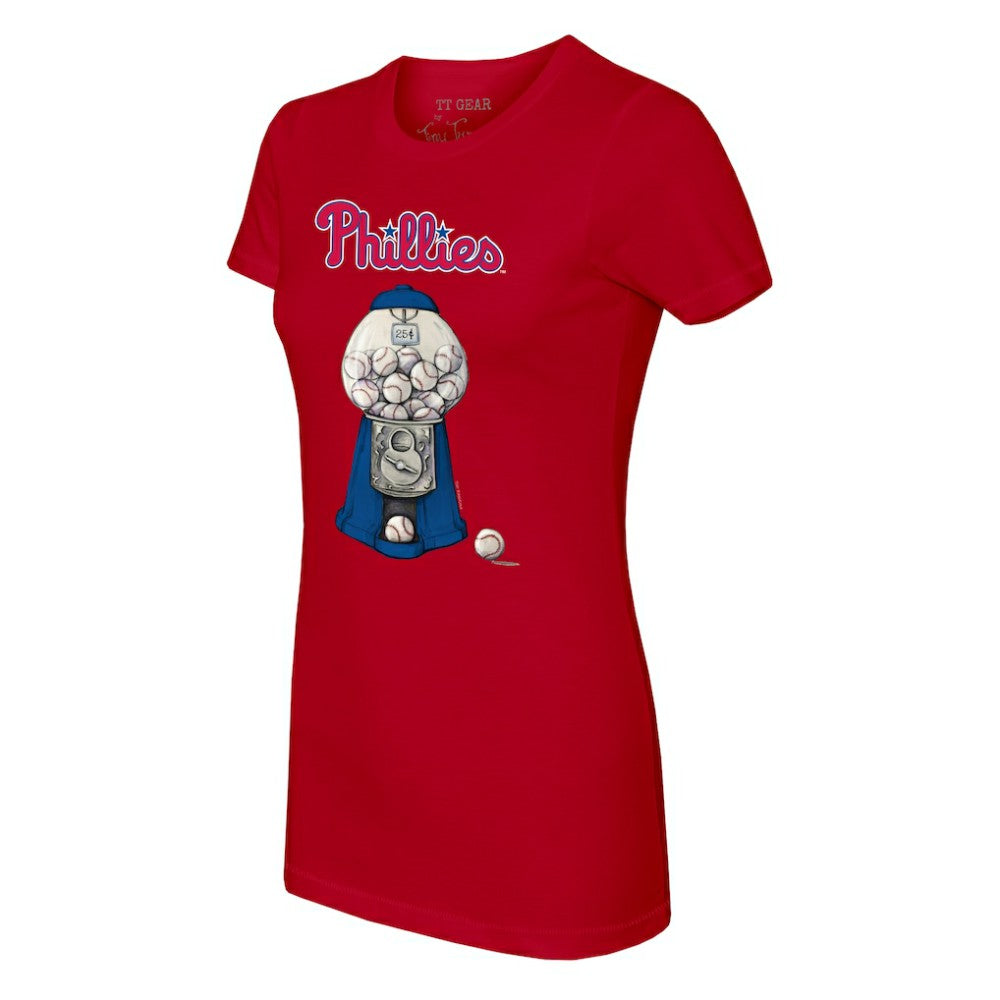 Philadelphia Phillies Tiny Turnip Women's Gumball Machine T-Shirt Clearance