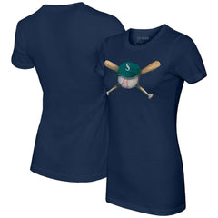 Seattle Mariners Tiny Turnip Women's Hat Crossbats T-Shirt Online