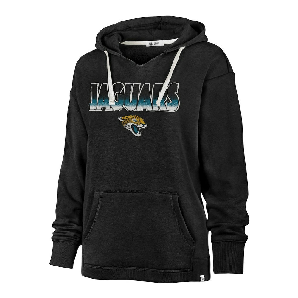 Jacksonville Jaguars '47 Women's Color Rise Kennedy Pullover Hoodie Black - 47 brand