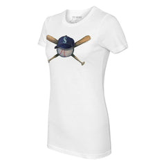 Seattle Mariners Tiny Turnip Women's Hat Crossbats T-Shirt Lifestyle