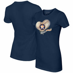 Houston Astros Tiny Turnip Women's Heart Banner T-Shirt discount