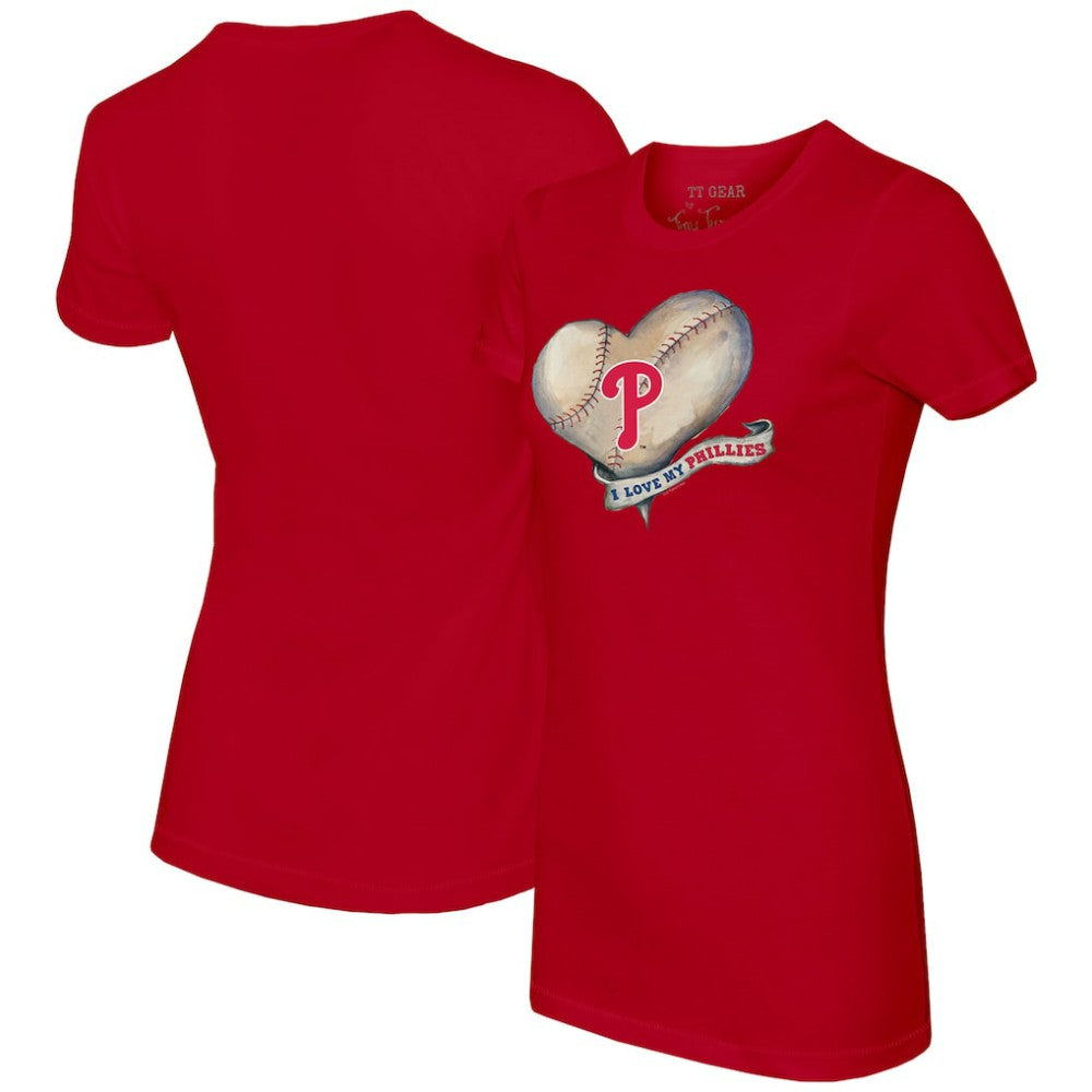 Philadelphia Phillies Tiny Turnip Women's Heart Banner T-Shirt Near Me