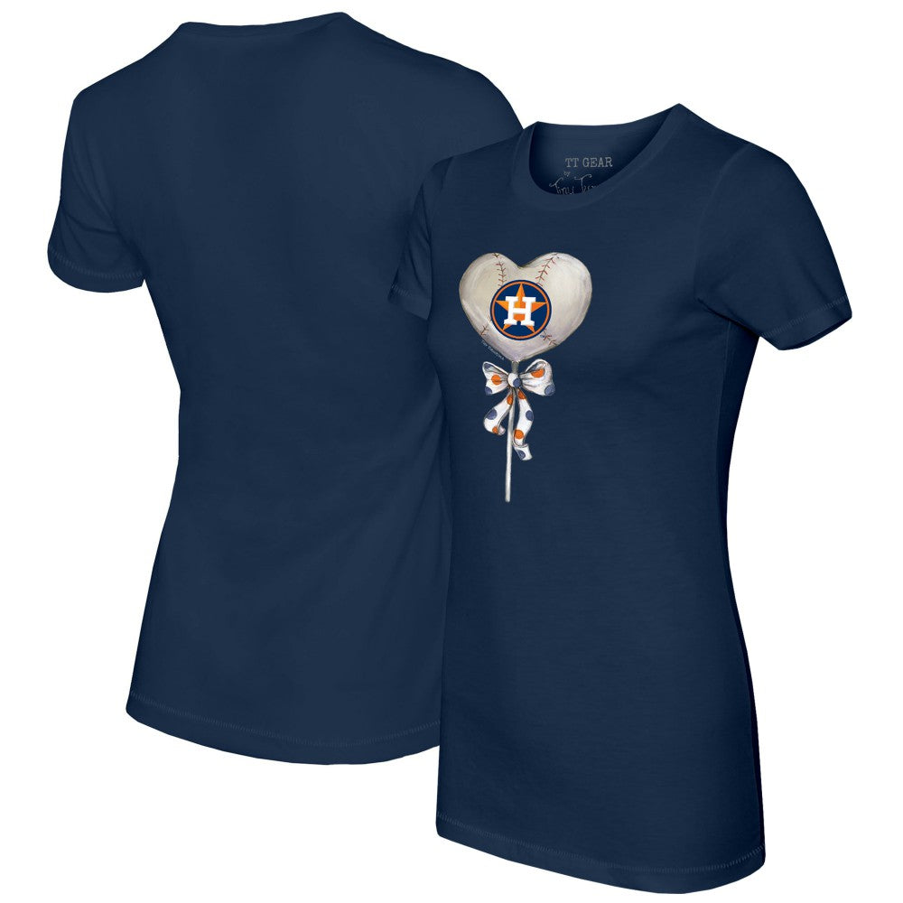 Houston Astros Tiny Turnip Women's Heart Lolly T-Shirt Clearance