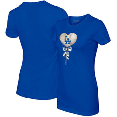 Los Angeles Dodgers Tiny Turnip Women's Heart Lolly T-Shirt Clearance