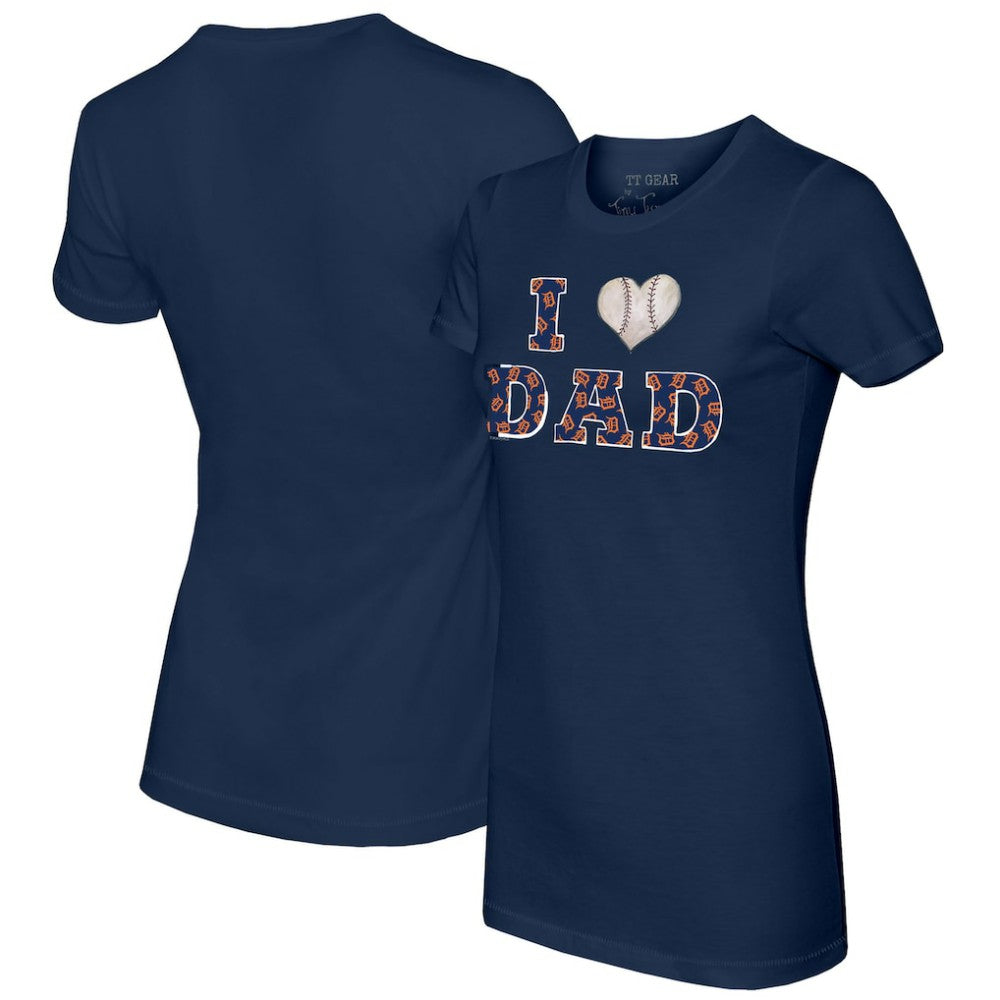 Detroit Tigers Tiny Turnip Women's I Love Dad T-Shirt Online